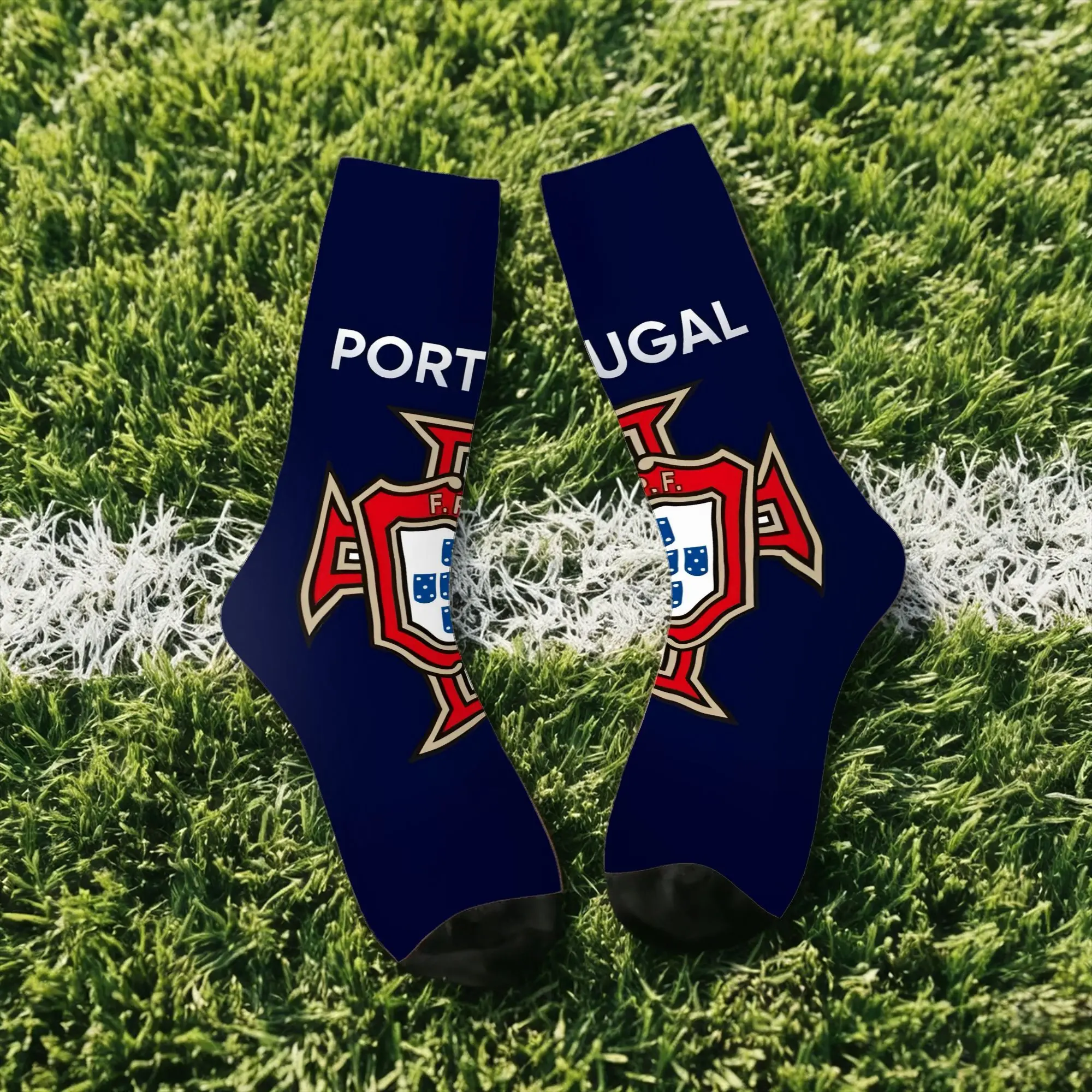 Hip Hop Retro Portugal Crazy Men's compression Socks Unisex  Harajuku Seamless Printed Funny Sock Match Day Essentials