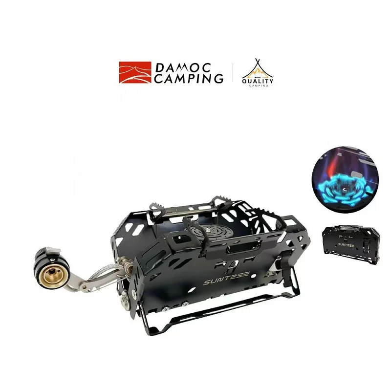

NatureHike Ultralight Camping Stove, Portable Windproof Piezo Ignition Stainless Steel Gas Burner for Hiking Backpacking Picnic