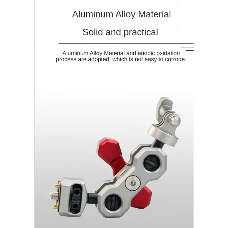 goodidea-ビデオ録画車両用耐久性のある角度調整可能なインテリアカメラホルダー-g09-ビデオカメラアクセサリーヘッドレストマウント、チタン