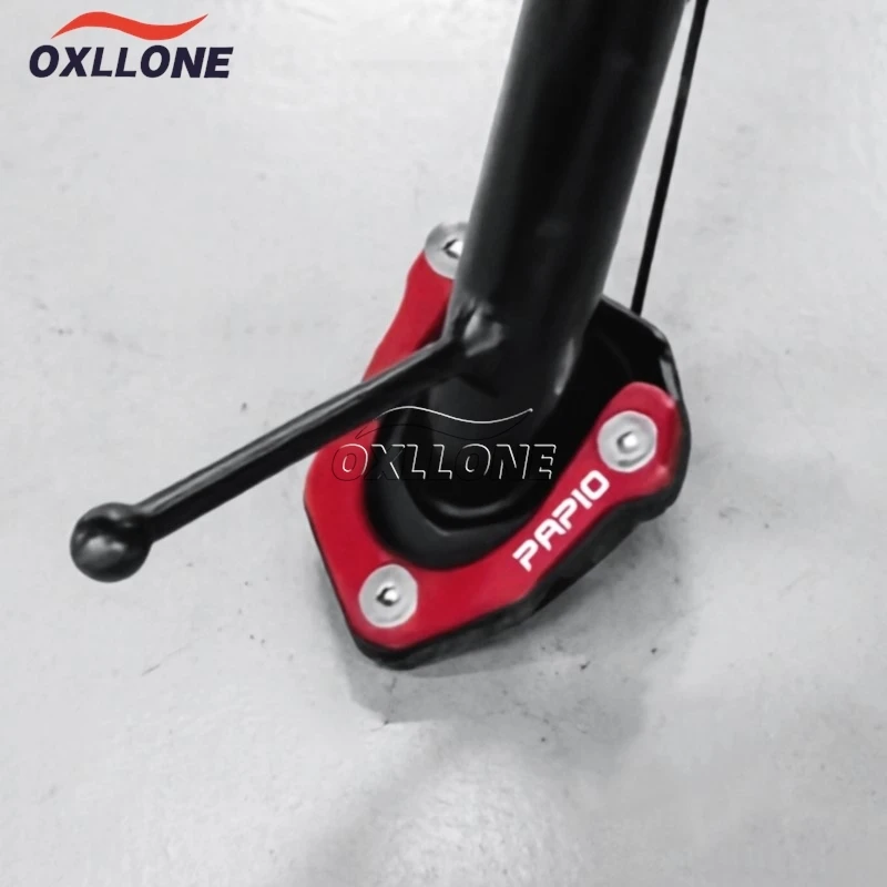 

For CFMOTO CF MOTO XO PAPIO XO 125 XO-1 XO-2 Papio 125/XO/SS/CL 2023 - 2026 Kickstand Side Stand Extension Pad Support Enlarger