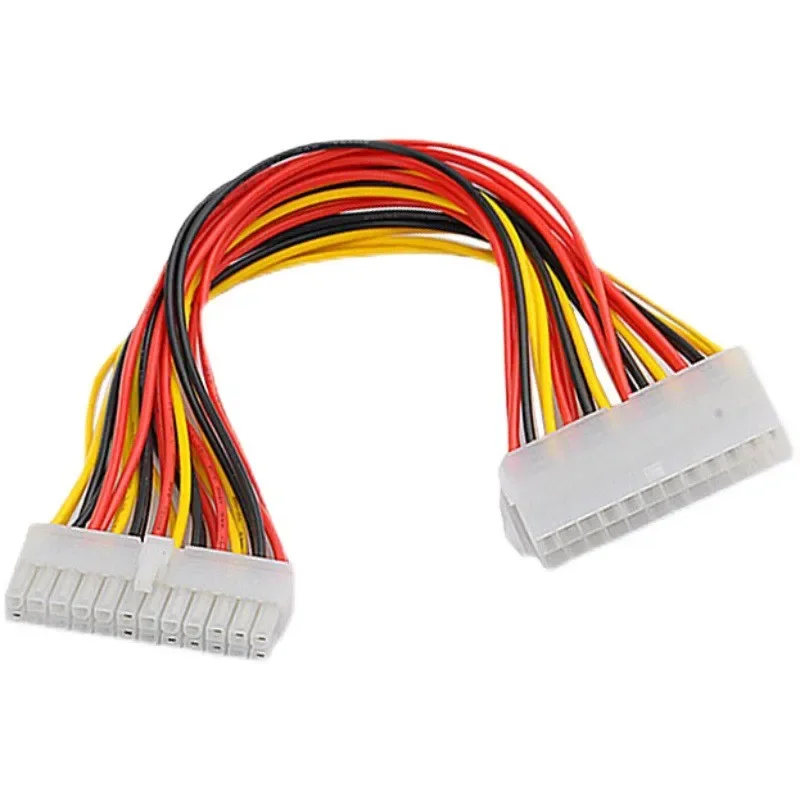 30cm ATX 24 Pin Male to 24Pin Female Power Supply Extension Cable for Internal PC PSU TW Lead Connector Wire Support