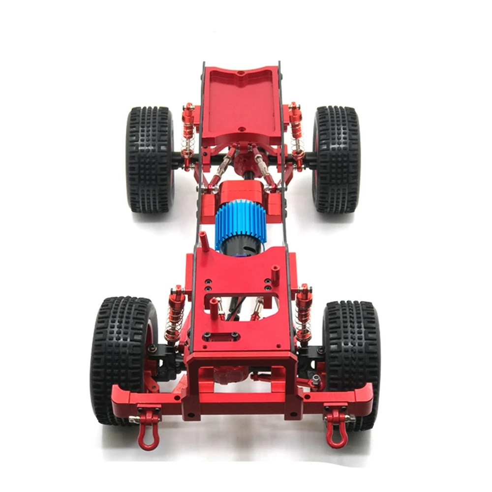 

76Mm Metal Wheel Tire Tyre With Wheel Hex Nut Adaptor For Wltoys A959 A979 144001 124019 RC Car Upgrade Parts