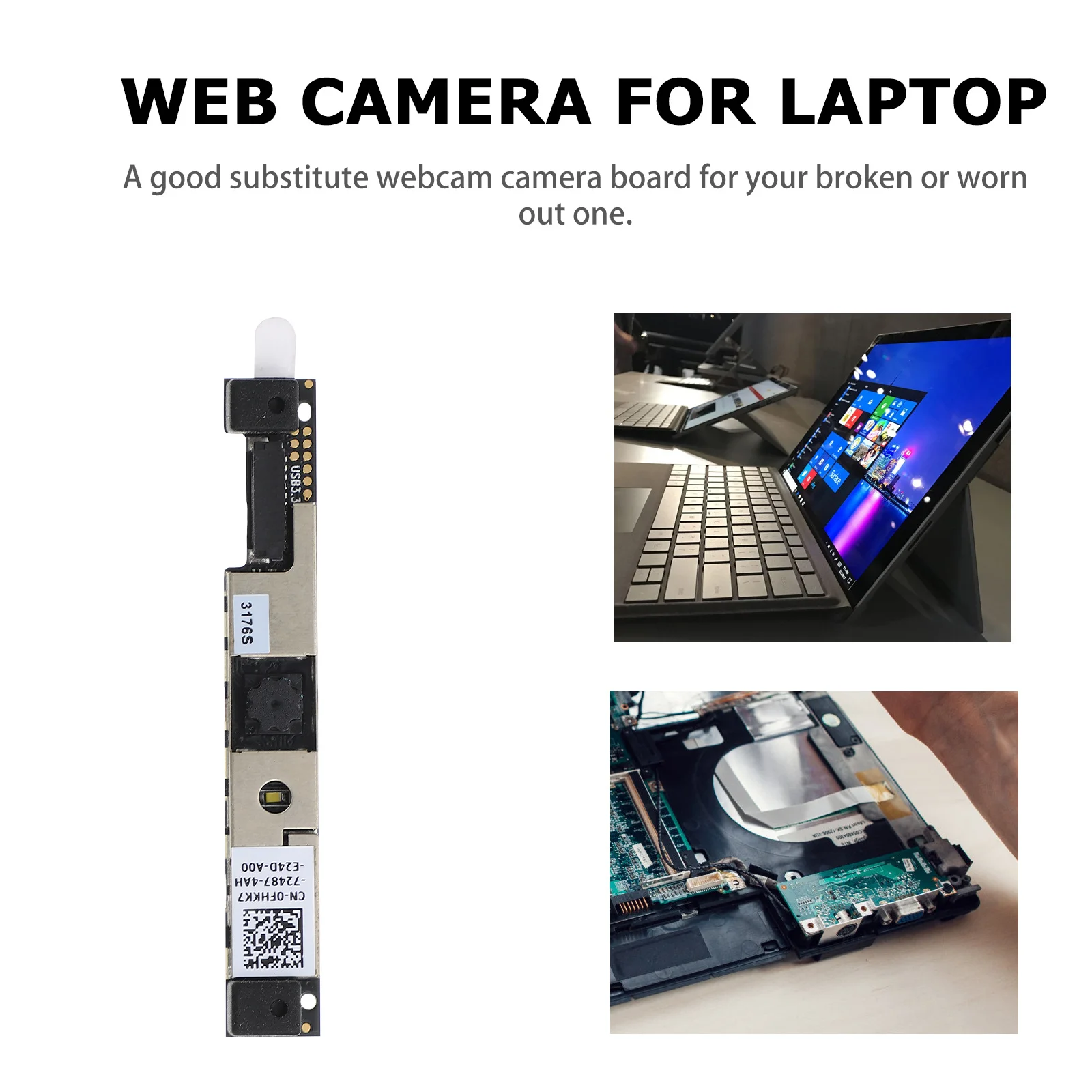 

Webcam Camera Board For Laptop Notebook Replacement E7450 E7250 E5450 Compatible Hd Module Web Camera For Call