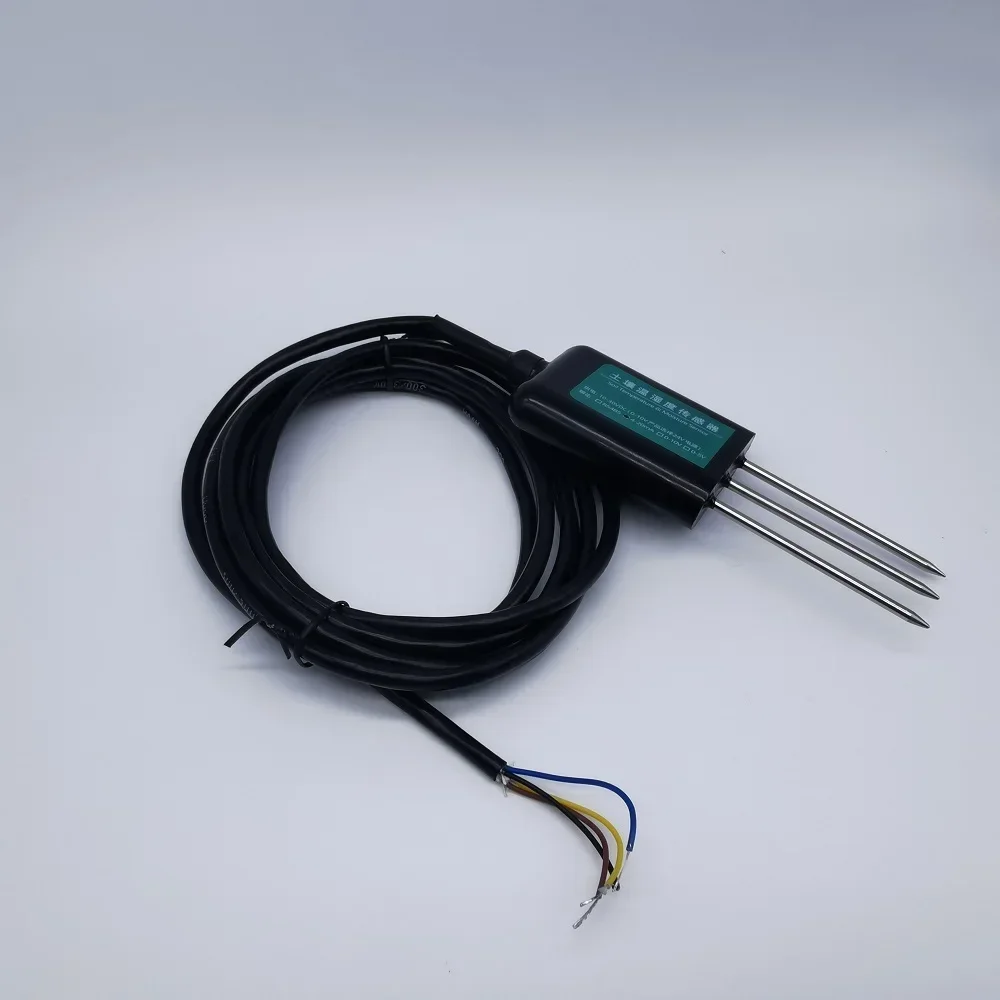 IN STOCK NEW High Precision Soil Moisture Content Sensor RS485 0-5V 0-10V 4-20mA Output Earth Humidity Sensor