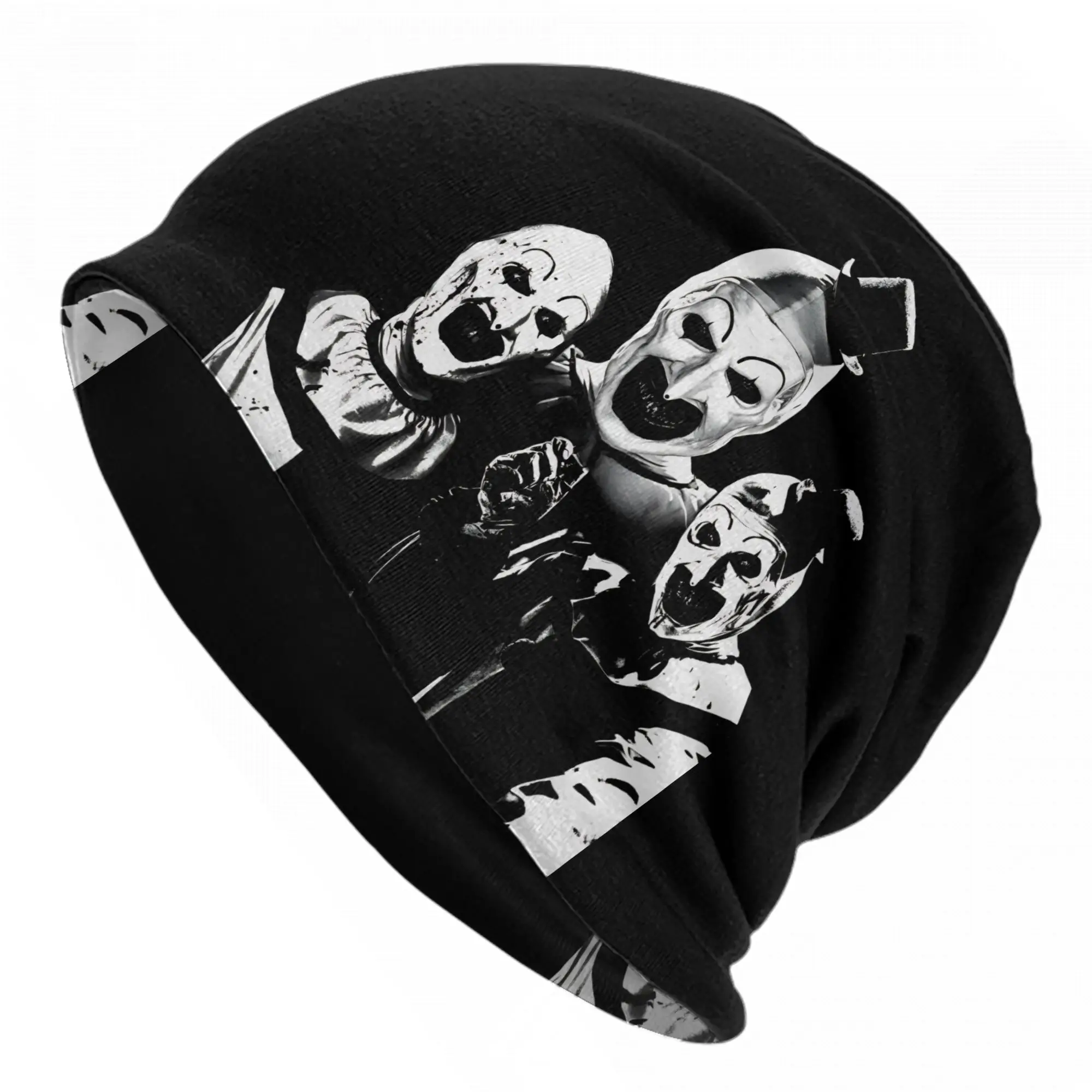 Terrifier Bonnet Hat Goth Outdoor Horror Movie Skullies Beanies Hat Men's Women's Warm Dual-use Caps