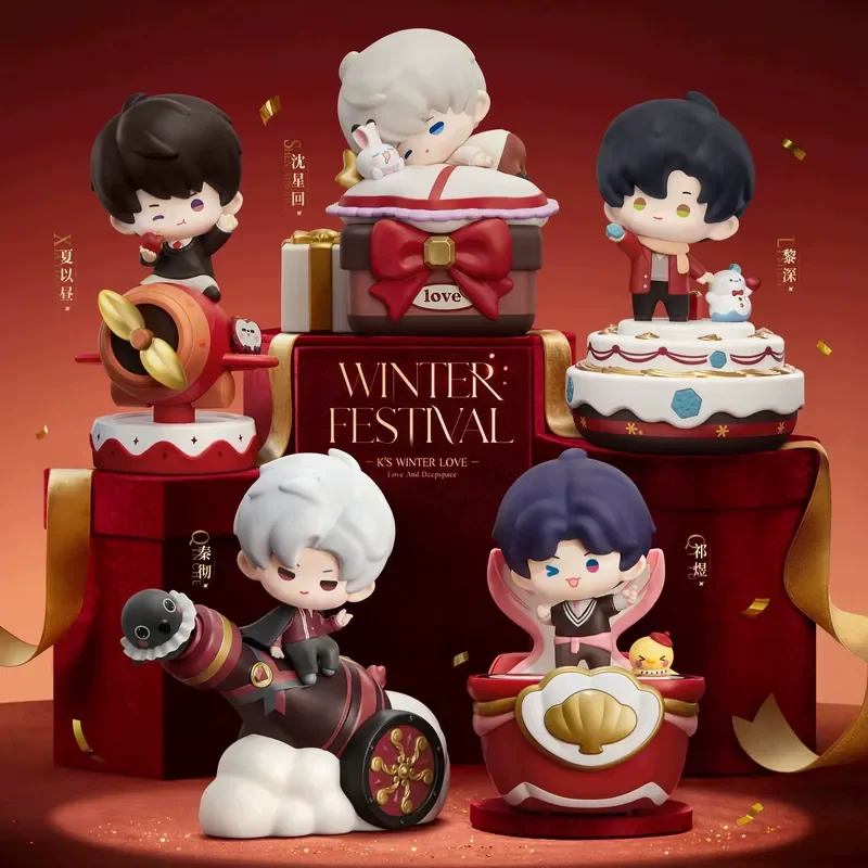 

Love And Deepspace Sylus Caleb Rafayel Zayne Xavier Kawaii Cosplay Cartoon Model Laser Ticket Card Accessories Periphery Gifts