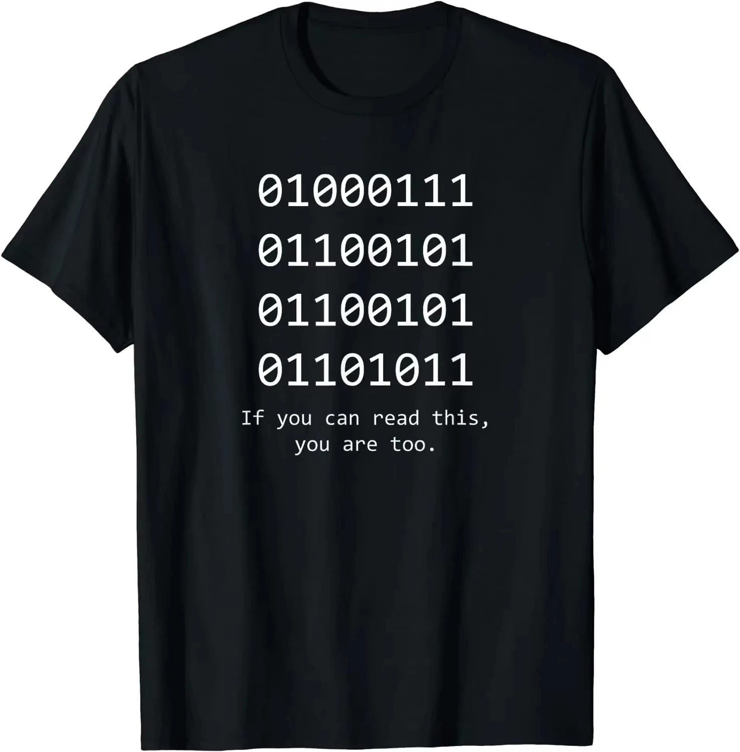Computer Binärcode Programmierer T Shirts Lustige Entwickler Geek Geschenk Männer Frauen Kurzarm T-Shirt Grafik T Shirts