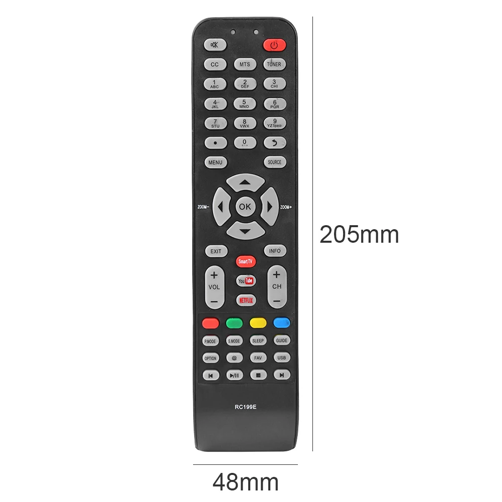 وحدة تحكم عن بعد للتلفاز الذكي العالمي لـ TCL/HYUNDAI/EKT/HKPro/VISIVO