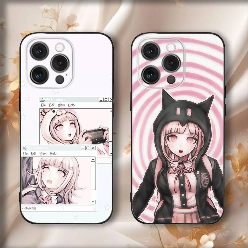 

Anime C-Chiakis Nanamis Phone Case For iPhone 17,16,15,14,13,12,11,Pro,Max,Plus,Air,X,XS,XR,SE,8,7,Mini,Soft Black Funda