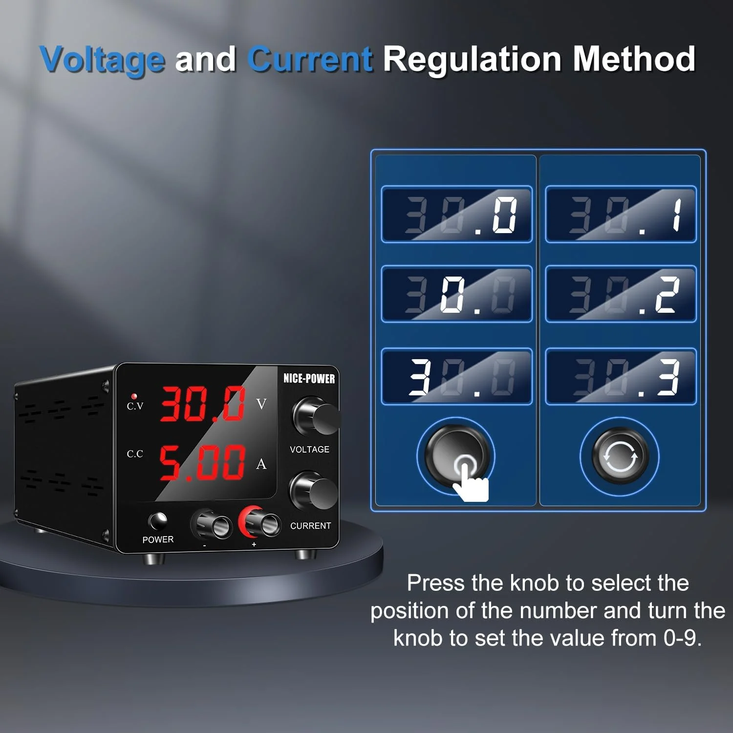 Mini 30V 5A 150W Lab Power Supply AC110-220V Universal Adjustable Switching Bench Power Source Regulator For Repair Plating