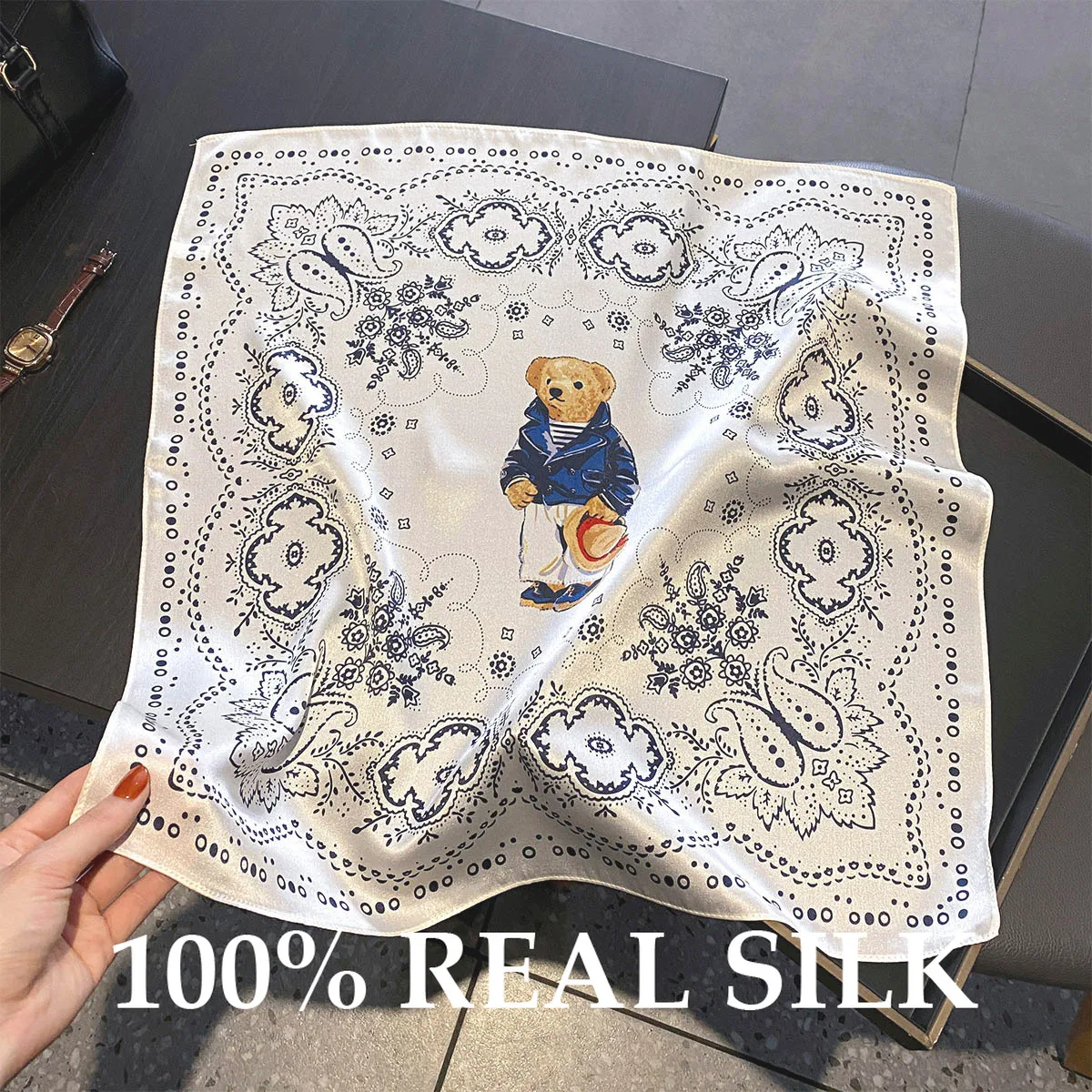 

100% Natural Silk Scarf Women Square Shawl Wrap Scarves Pashmina Female Hijab Bandana Bufanda Poncho Kerchief Headband Bufandas