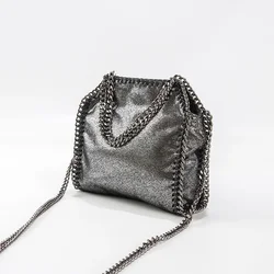 Bolsos de hombro acolchados con correa de cadena para mujer, bandolera de diseñador, bolso de mano