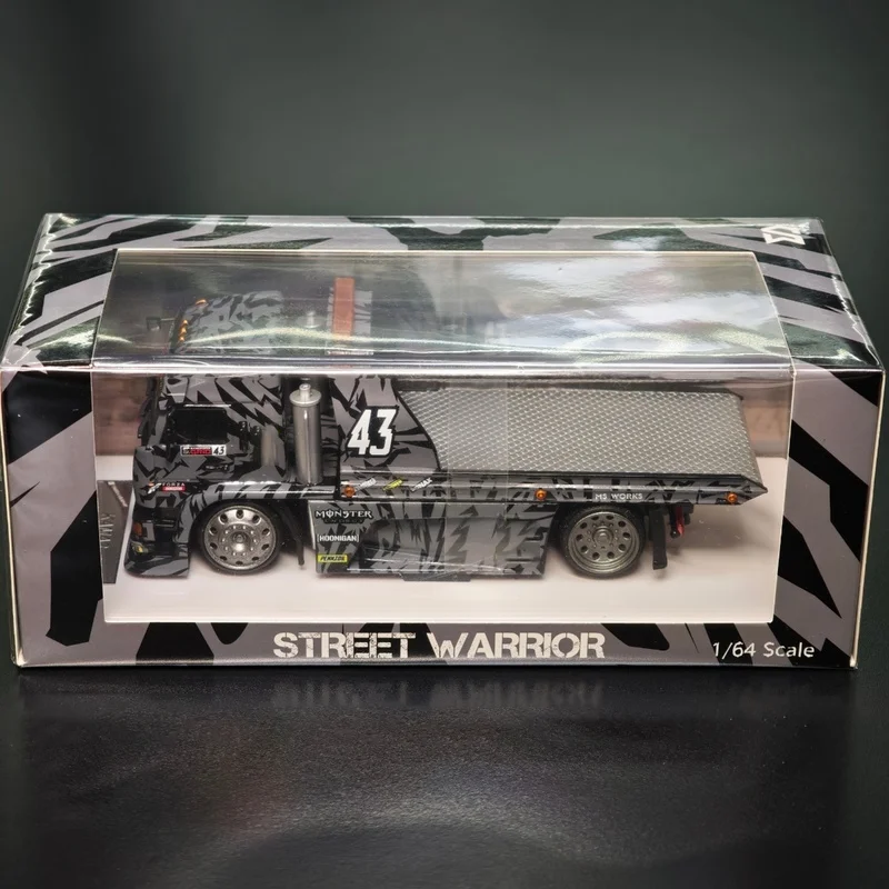 Nuovo disponibile Streetweapon Sw 1:64 Kamaz rimorchio modificato pressofuso in lega ornamenti in edizione limitata giocattoli personalizzati regalo di Natale per bambini