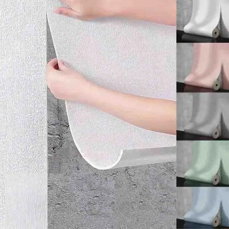 Portable Linen Soundproof Decor PVC 3D Removable for Living Room Bedroom Texture Waterproof Self-Adhesive Foam Wall Panel Wide