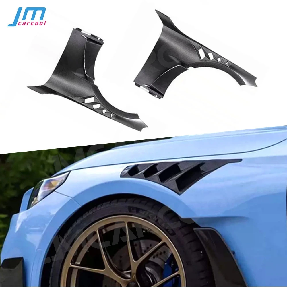 Side Fender Air Vent Trim Cover for BMW 2 Series G87 M2 2023+ Dry Carbon Fiber Front Bumper Fender Body Kits FRP Car Styling