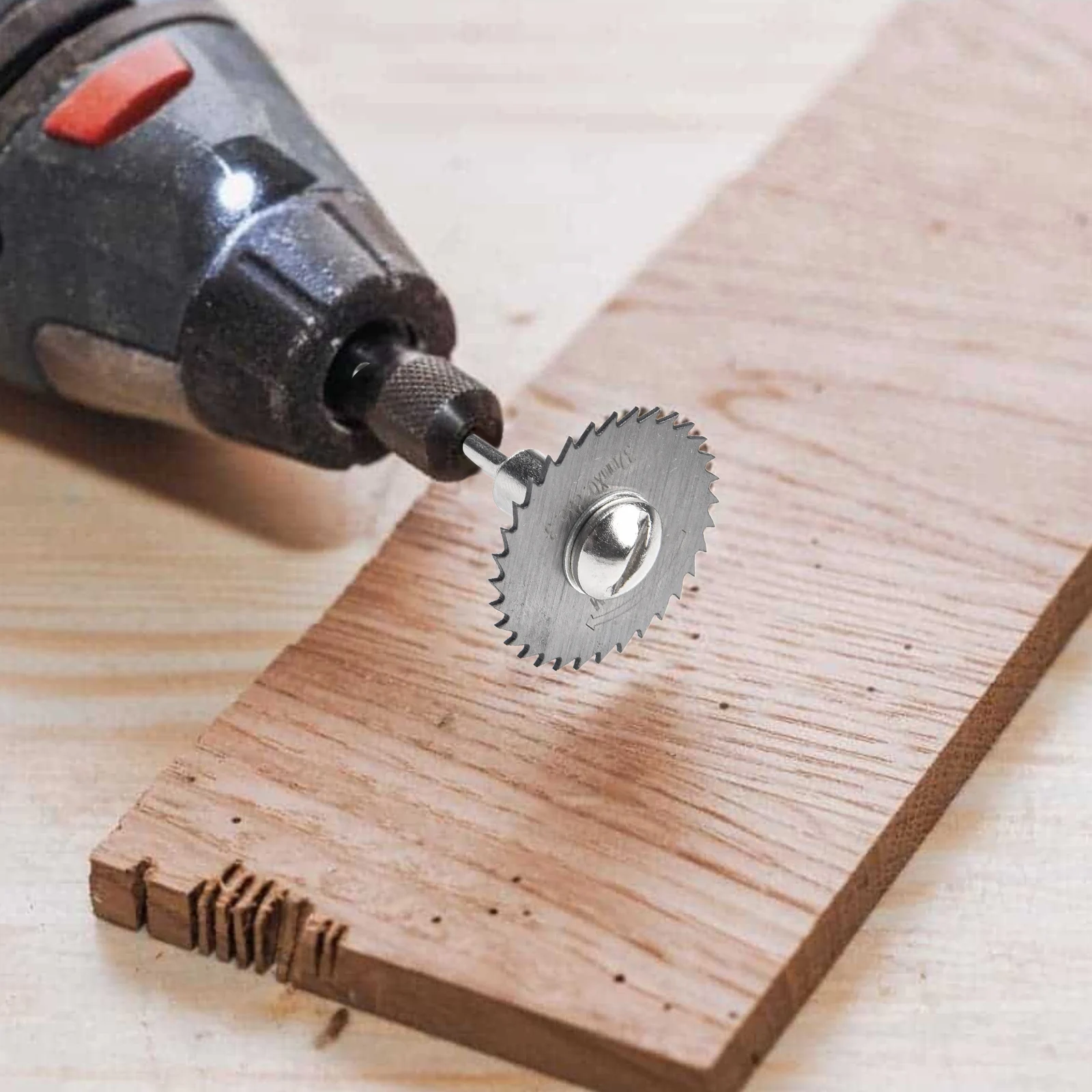 

HSS Cutting Disc Rotary Tool Accessories Compatialble For Wood Plastic 6.35mm Cutting Mini Circular Saw Blade 3.2mm Mandrel