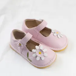 Baby Toddler Shoes First Walkers Flats Squeaker Mary Janes Party Soft Casual Sneakers 0-3 Years