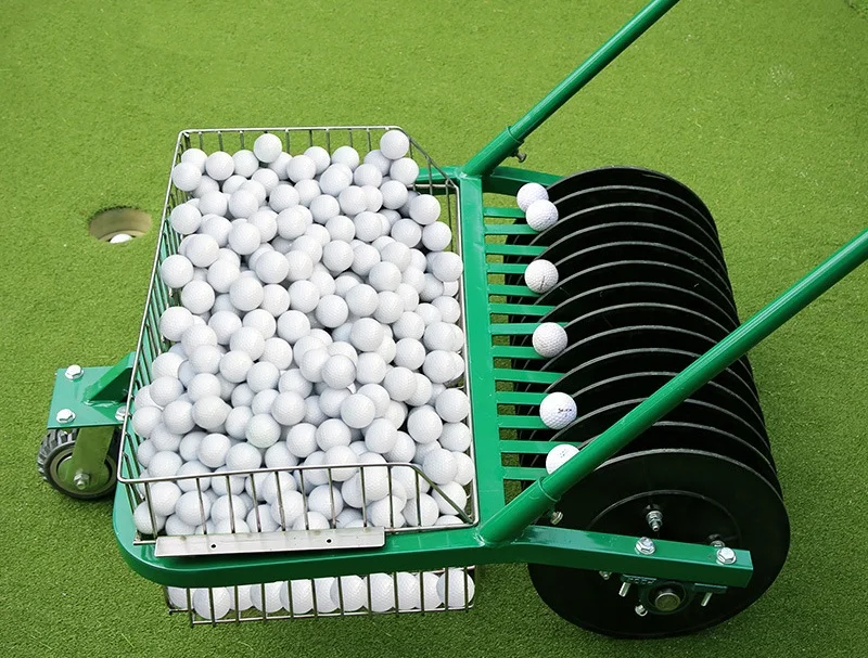 Lightweight 13-Lane Driving Range Ball Picker For Small Golf Courses