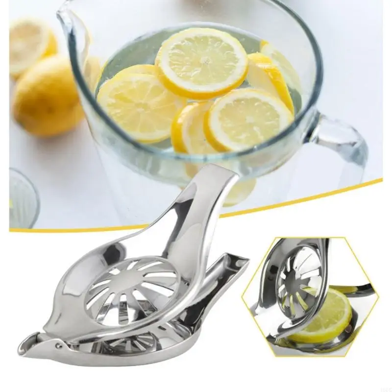 

16FC Manual Portable Citrus Juicer Stainless Steel Lemon Squeezer Multifunction