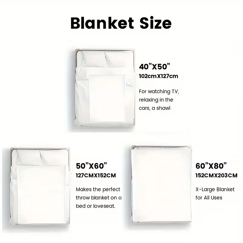 1 قطعة بطانية، رمي ناعم ودافئ لجميع المواسم للمنزل والمكتب والتخييم، هدية مثالية لعيد الميلاد والذكرى السنوية، تخفيضات البطانيات #5