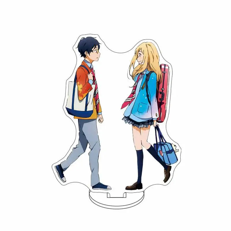 16CM Anime Acrylic Stand Your Lie in April Arima Kōsei Miyazono Kaori Sawabe Tsubaki Watari Ryōta Cos Figure Ornaments Gifts - view 3