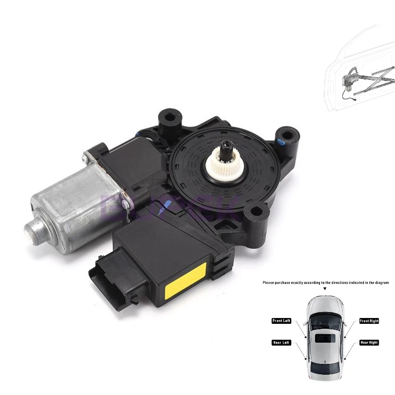 

BUPEK Rear Left Power Window Motor 6Pin for 2013-2019 Kia Ceed Electric Glass Regulator High Quality 83450A2010
