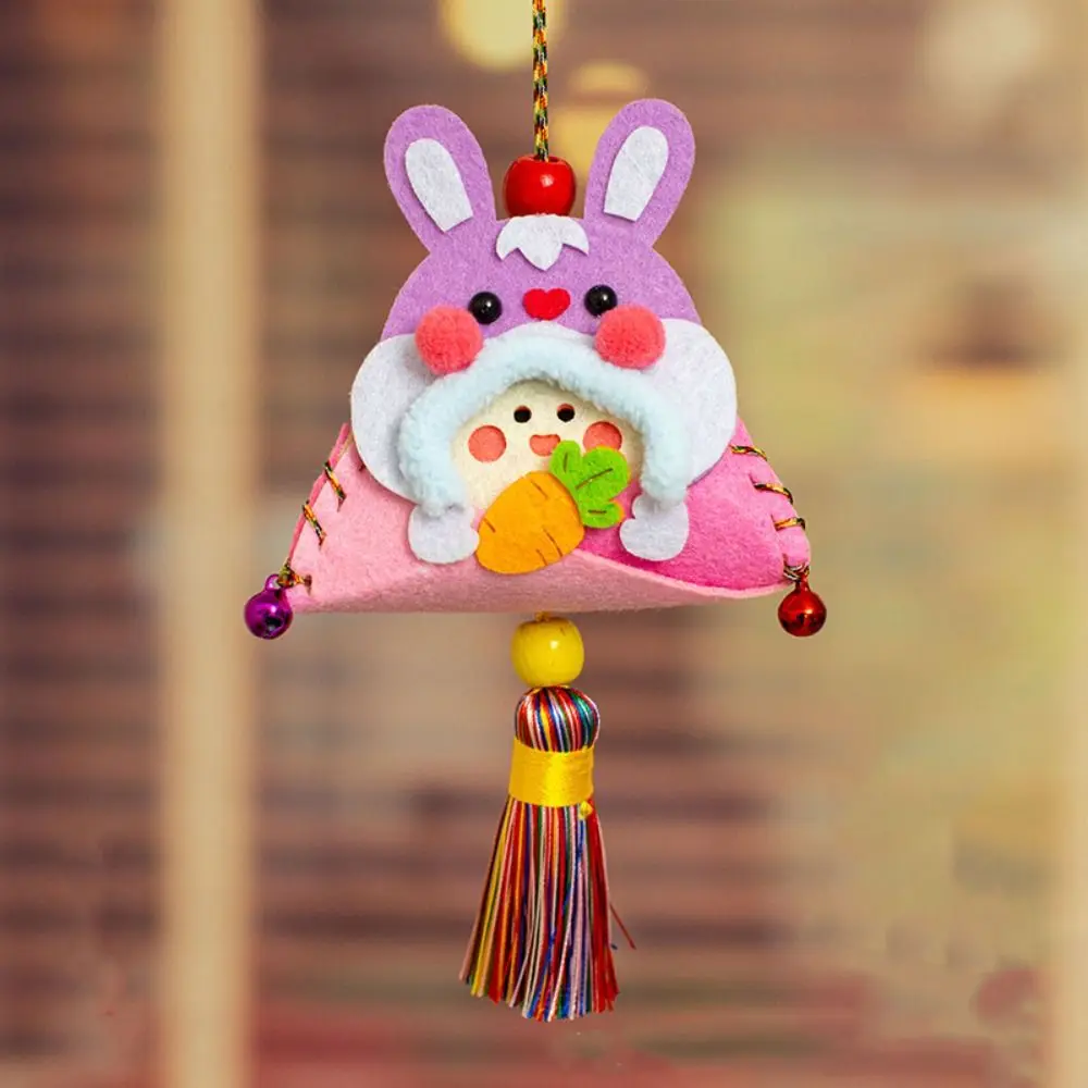 Hanging Dragon Boat Festival Sachet Non-woven Fabric with Tassel Air Fresh Scent Bag Antique Style Chinese Zodiac