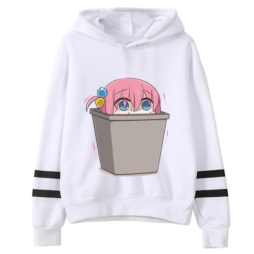 Bocchi the Rock Manga Ryo Hoodies Frauen Winter Anime Kawaii Anime Kleidung Kapuzenshirt Frauen Gothic Pulls