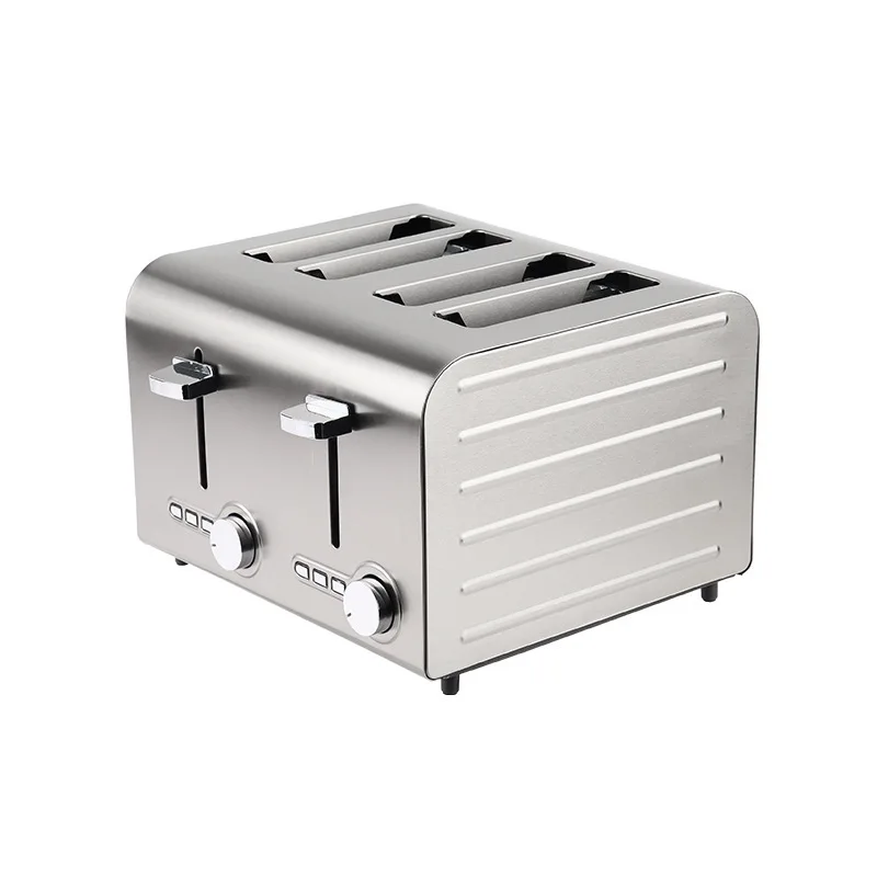 

Four-piece Six-piece All-stainless Steel Multifunctional Heating, Thawing and Baking Sandwich Toaster