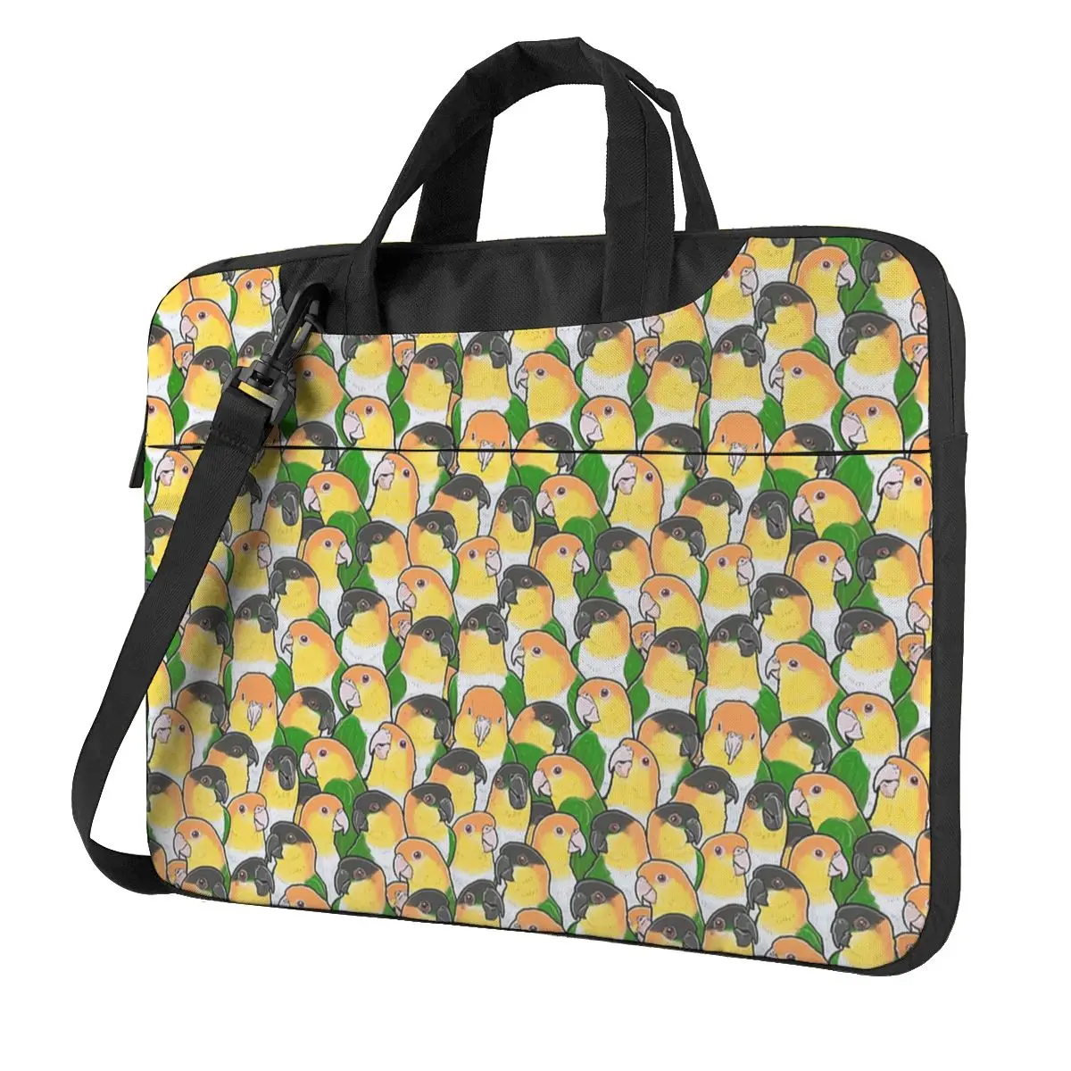 

Caique Parrots Laptop Bag Case Protective Vintage Computer Bag Bicycle Crossbody Laptop Pouch