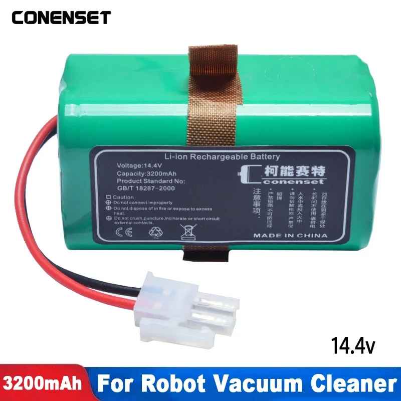 14.4V 3200mAh PX-B030 Replacement Battery For ILIFE A10 Shinebot W450 Robot Vacuum Cleaner Accessories Parts