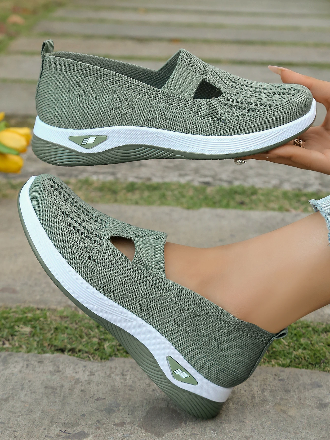 Damen-Sneaker, atmungsaktive Schuhe, Mesh-Low-Top-Schuhe mit weicher Sohle, leichte Damenschuhe, Sommerschuhe für Damen, Schuhe mit kostenlosem Versand – Detail 3