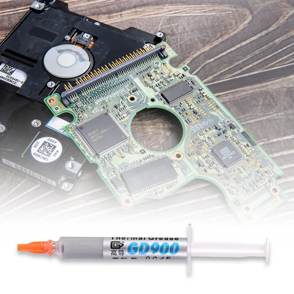 GD900 Thermal Paste Conductive Heatsink Plaster Thermal Silicone Grease Compund Glue Silicone Thermal Paste for PC/CPU/GPU/LED