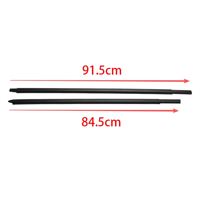 Picture 3: 4Pcs Window Rubber Trim For Dodge Ram 1500/2500/3500/4500/5500 2009-2021 Weatherstrip Seal Strips Rubber Moulding 55112376AH