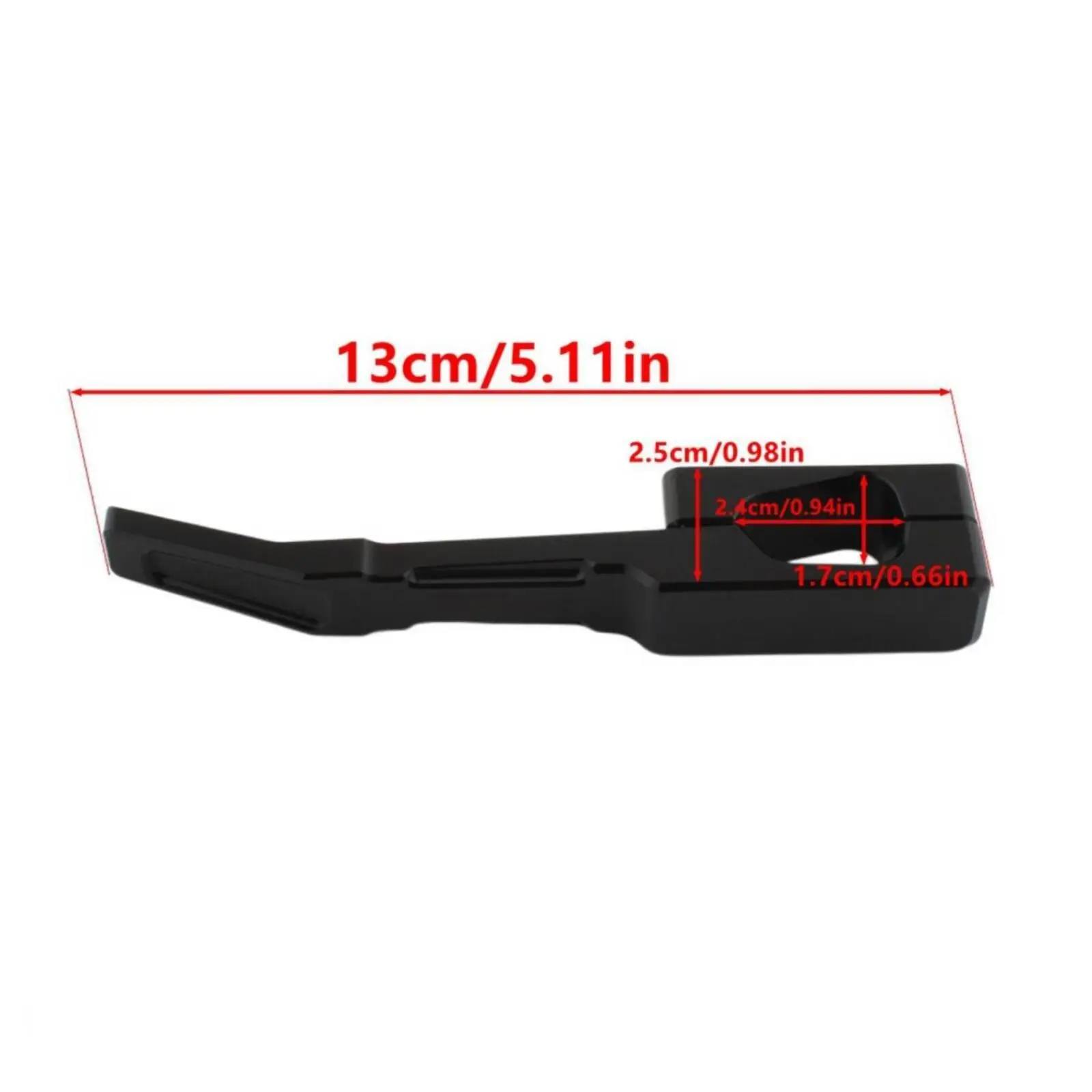 Durable Aluminum Motorcycle Kickstand Pad Wide Foot Support for 368G 2024 2025 Model Side Stand Extender