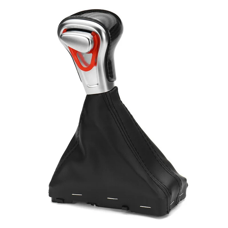 Inner Shifter Shift Knob Shifter with Tie Downs Protective Cover Car for A3 A4 A6 C6 Q5 2009-2012