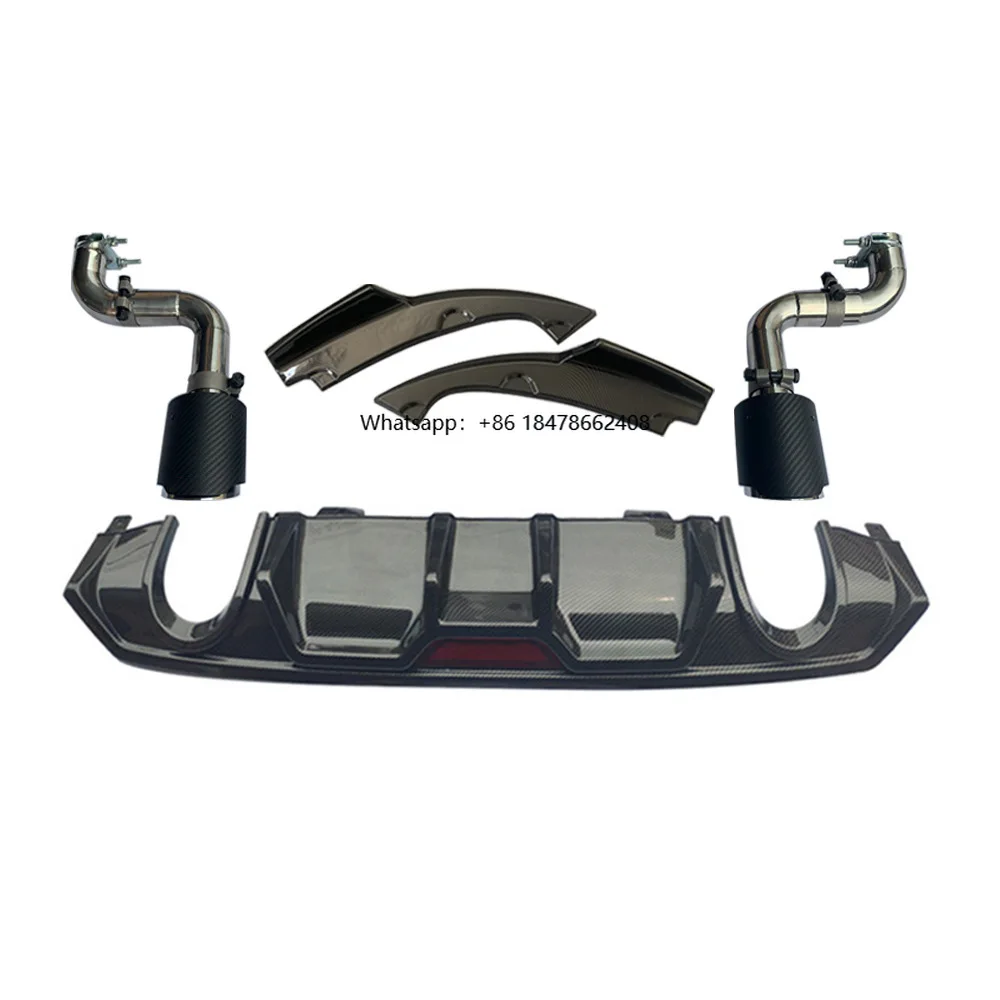 

Suitable for the 2016-2020 10th Generation Rear Spoiler Kit, Rear Corner Guard, Exhaust Tailpipe Surround