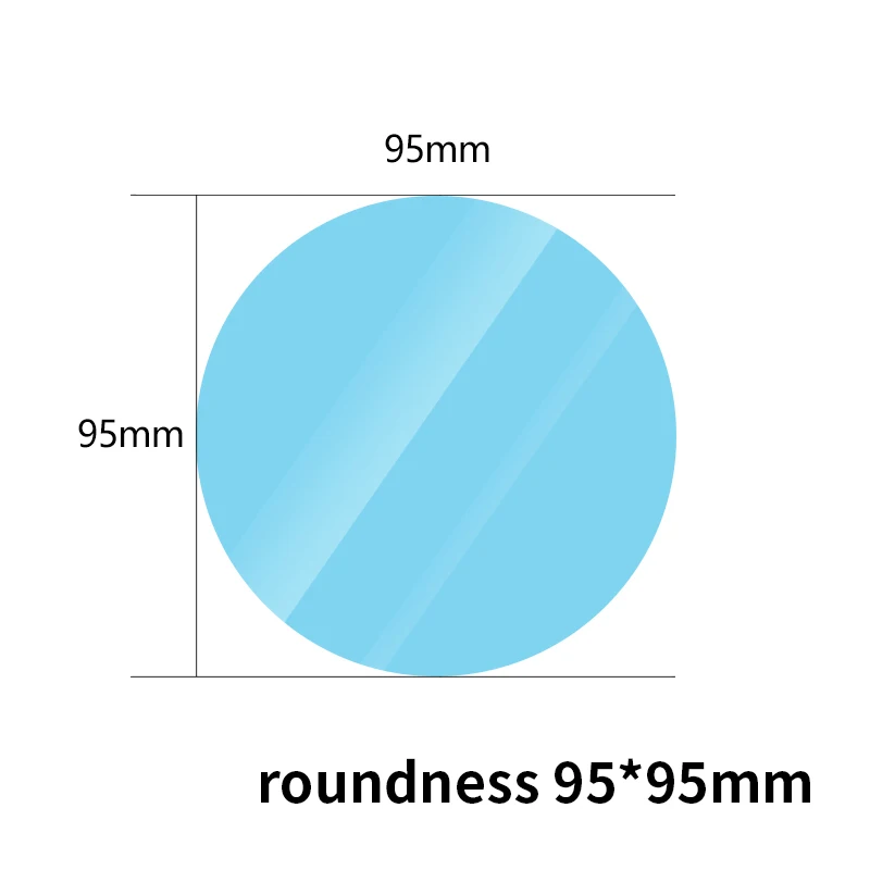 Suitable for Tesla Model 3/Y/X/S – 1 Pair waterproof anti-fog side mirror film, large vision protective cover.