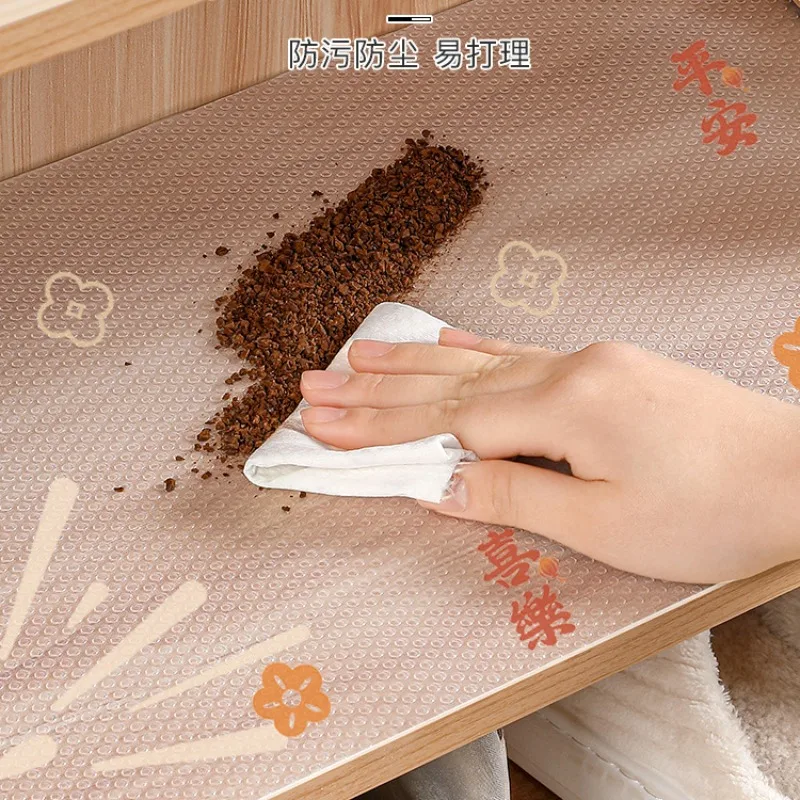 1PCS EVA Waterproof Heat-Resistant Kitchen Mat Simple waterproof and thickened Adhesive-Free Shelf Liner for Home Restaurant Use