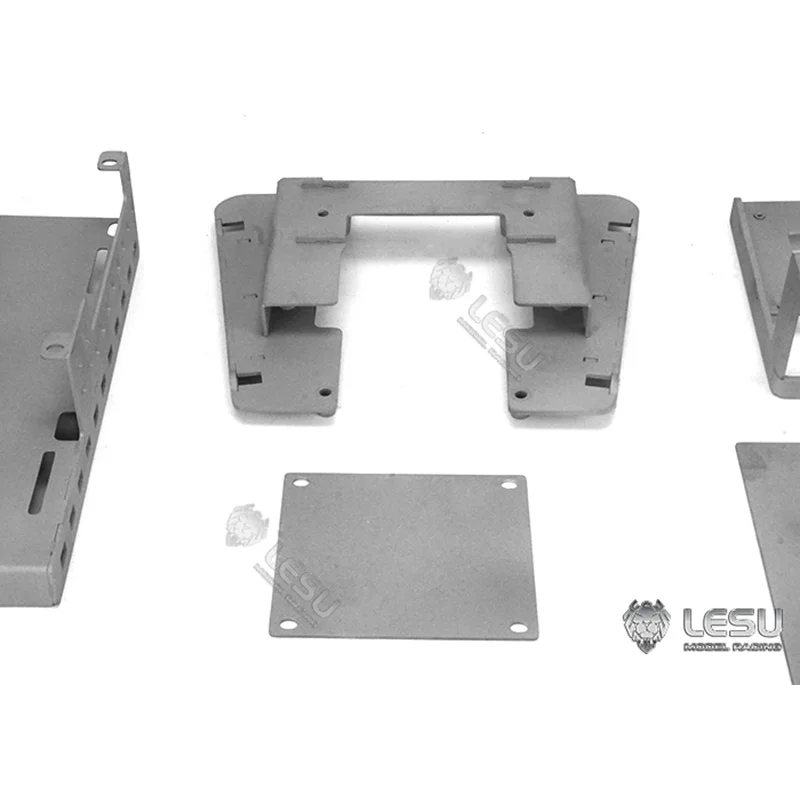 LESU ช่องใส่แบตเตอรี่โลหะอะไหล่สําหรับ 1/14 แชสซีรถบรรทุกรุ่น TH20322-SMT8