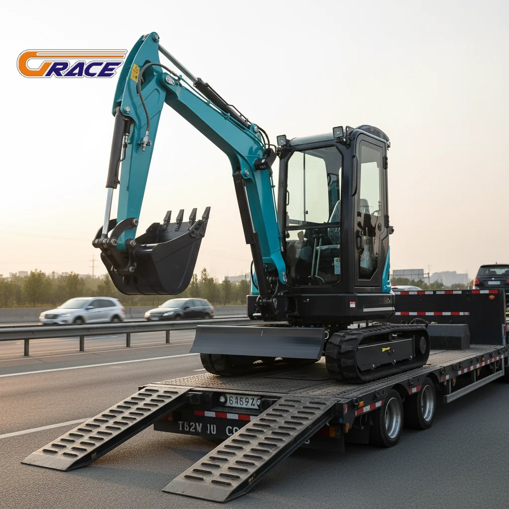 

3 Ton Mini Excavator High Torque EPA Certified Digger Farm Garden Use Customize Fast Shipping