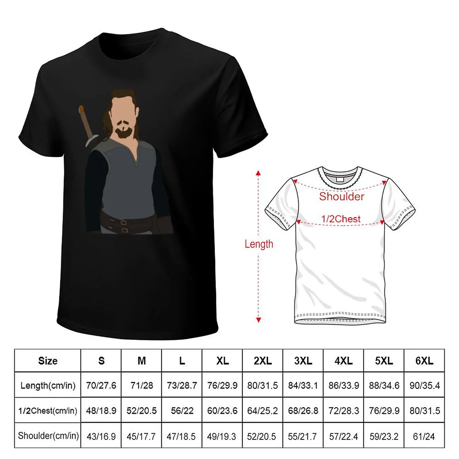 Uhtred T-Shirt tops custom t shirt aesthetic clothes mens t shirts casual stylish