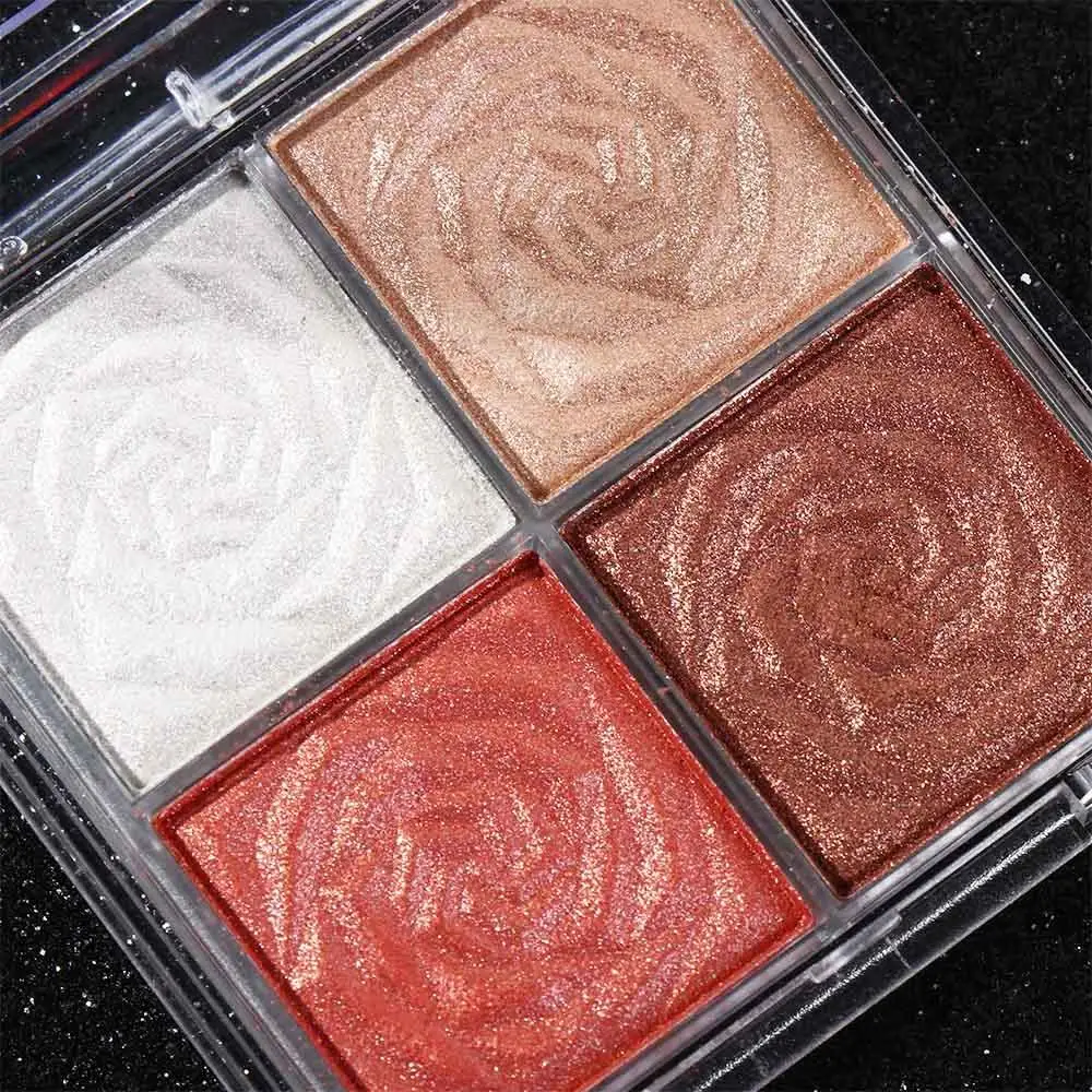 Fard à paupières cosmétiques 3D visage bronzant Blush Palette de maquillage paillettes surligneur Palette outil de maquillage diamant surbrillance poudre