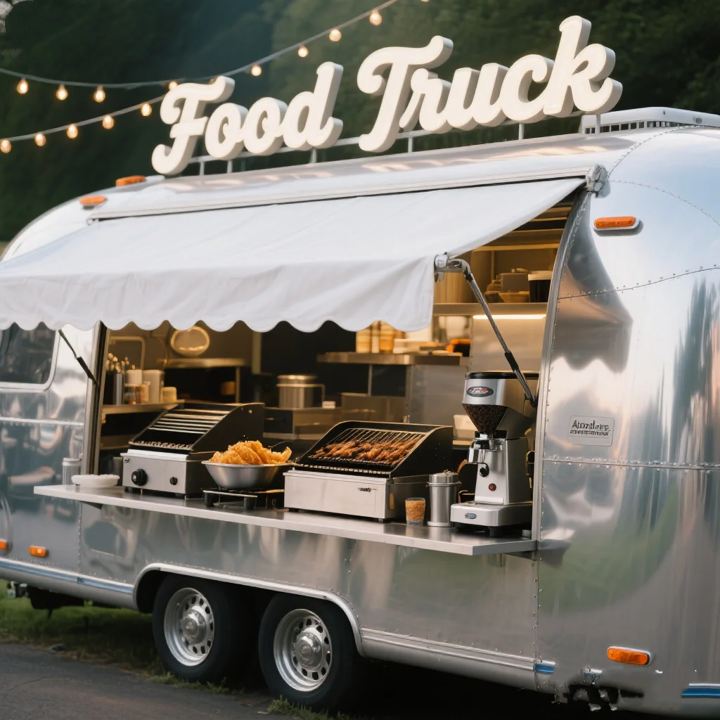 

Fully Equipped Food Truck Hot Dog Ice Cream Pizza Coffee Mobile Food Cart With Full Kitchen Gear