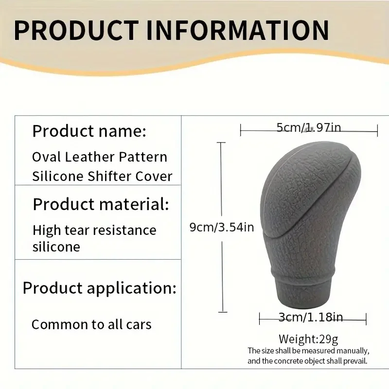 2pcs Car Auto Universal Silicone Shift Gear Head Knob Cover Handbrake Hand Brake Covers Sleeve Case Skin Protector Car Styling C