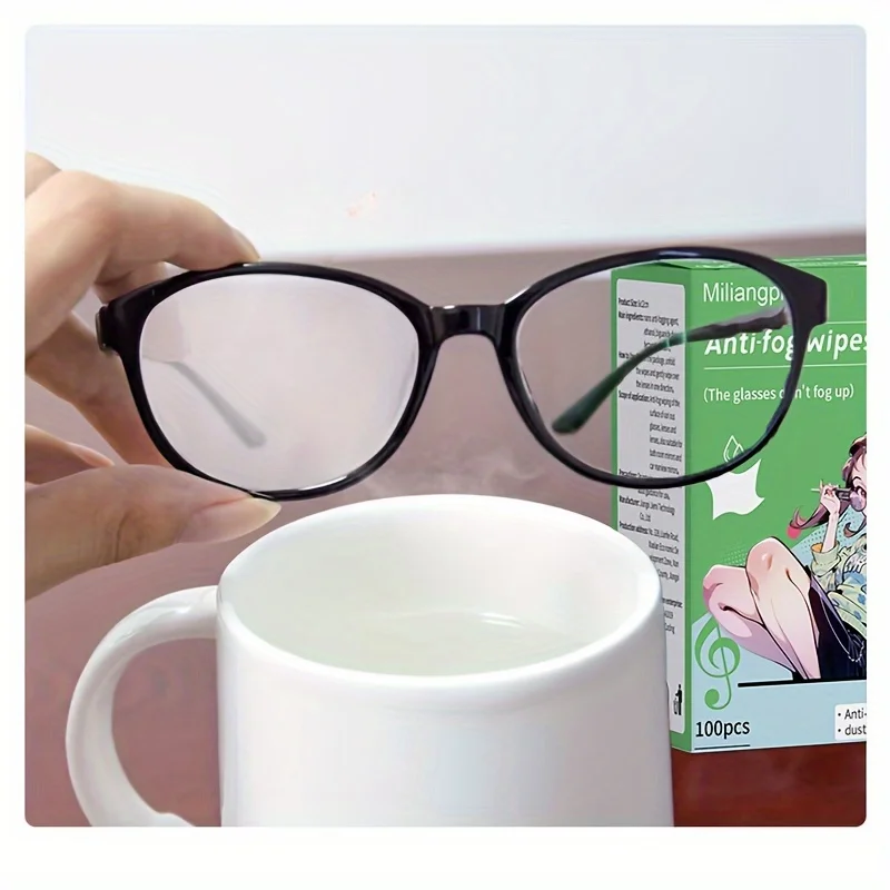 100 salviette monouso per lenti a contatto e detergenti per lenti, salviette per lucidare gioielli in metallo, occhiali antiappannante, schermo del telefono cellulare