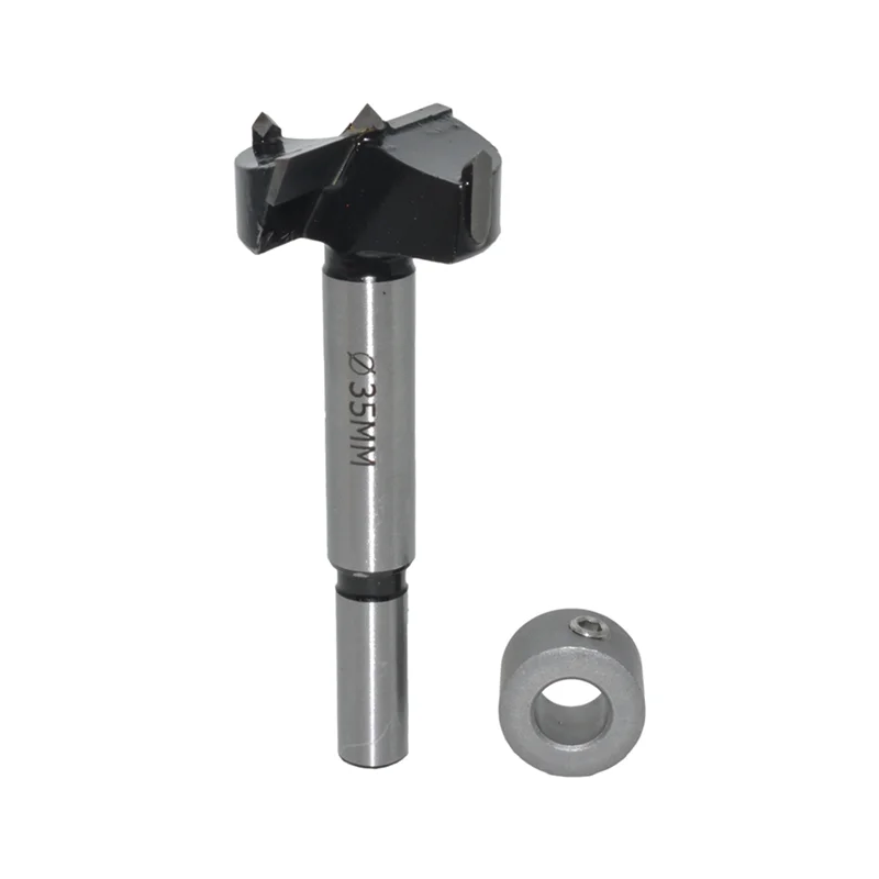 2 szt. 35 mm Ukryty Zawias Wiertło do Otworów na Zawiasy Szablon Wiertarski Lokalizator Otwornica do Szafek Zestaw Narzędzi do Obróbki Drewna