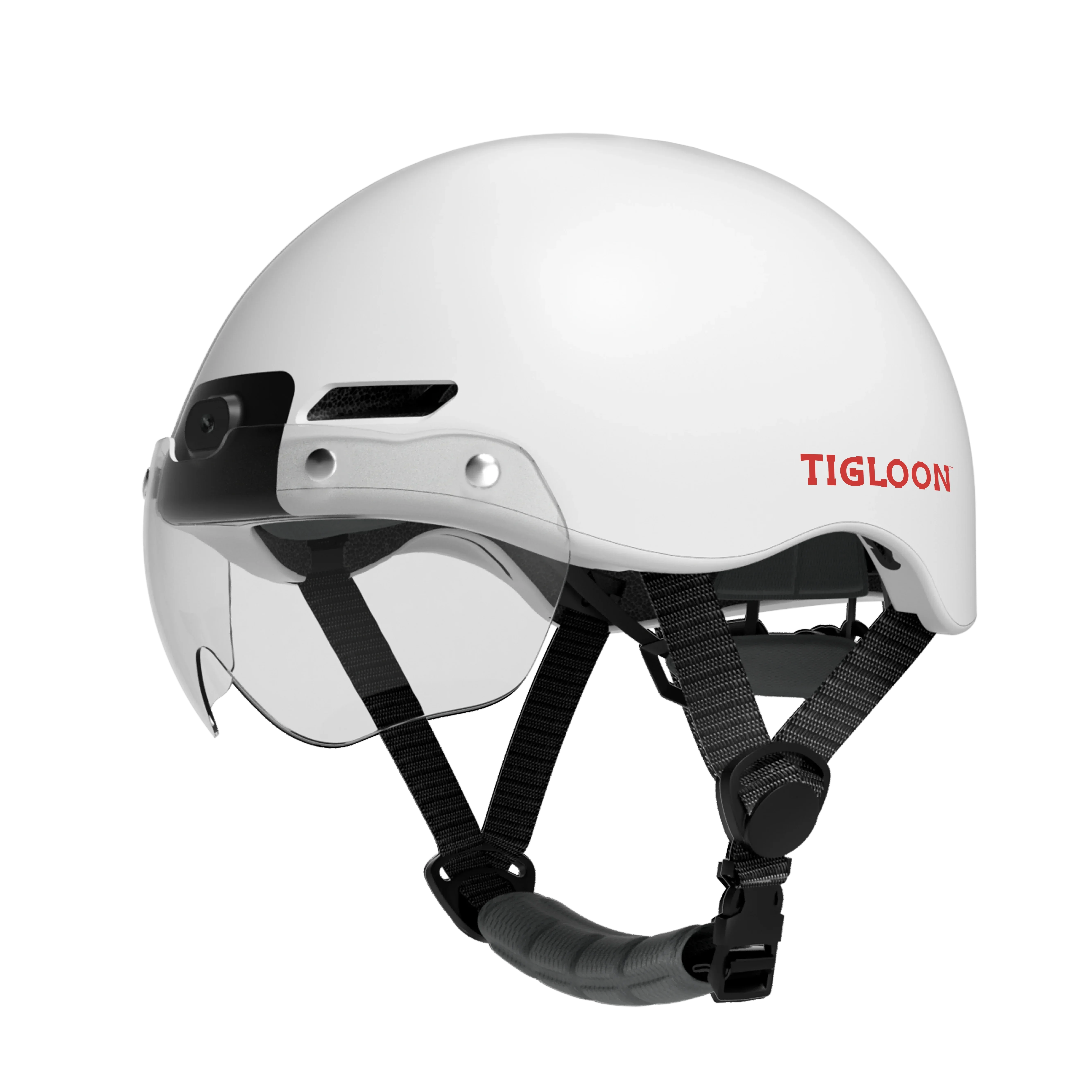 CE Certified Smart Motorbike Helmet with Camera Support DVR LED Warning Flash Light for Riding Safety Compatible Mobile App