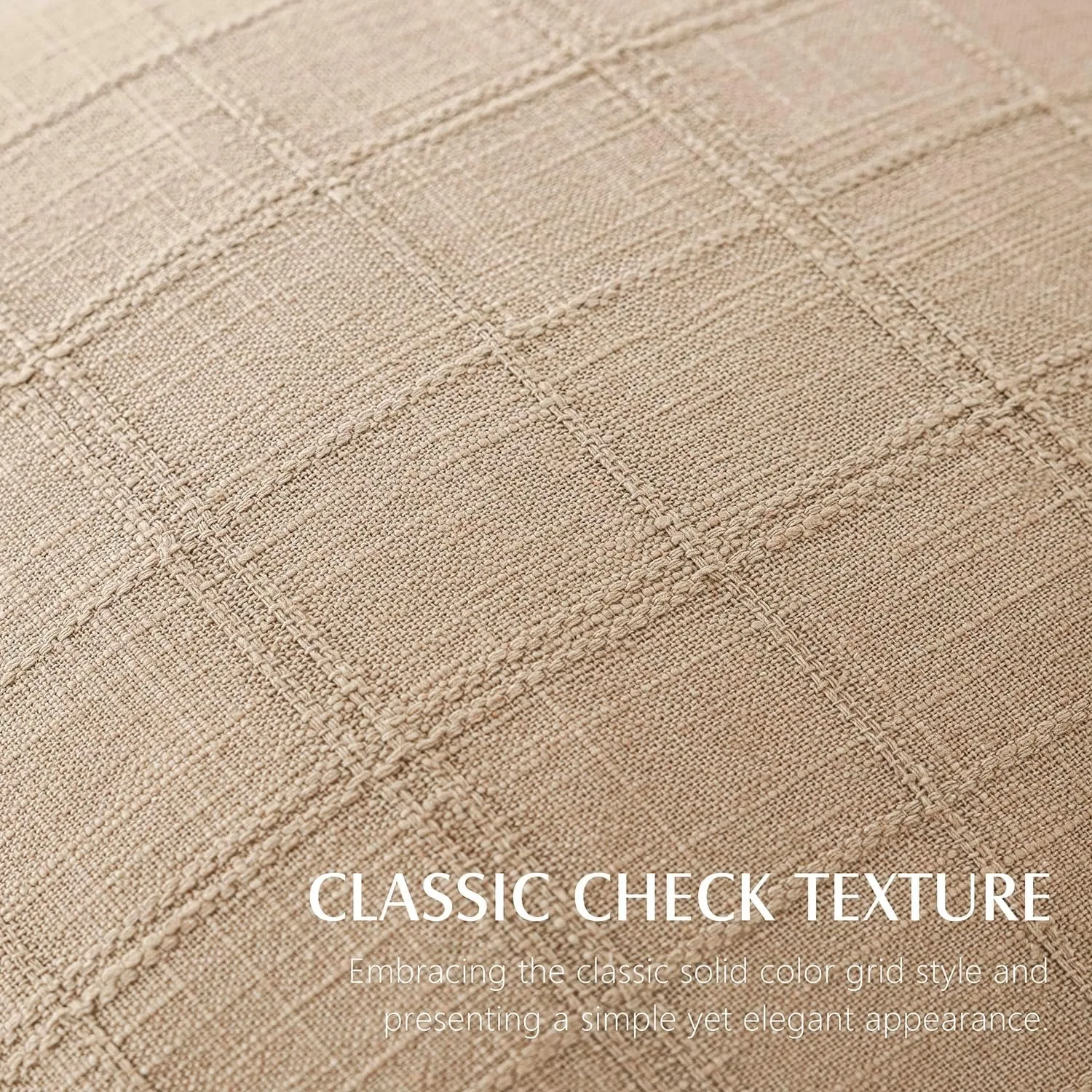 أريكة غرفة المعيشة 50X50 سنتيمتر الكتان الطبيعي تحقق رمي وسادة تغطي مزرعة خمر وسادة تغطي غرفة نوم الوسائد يغطي