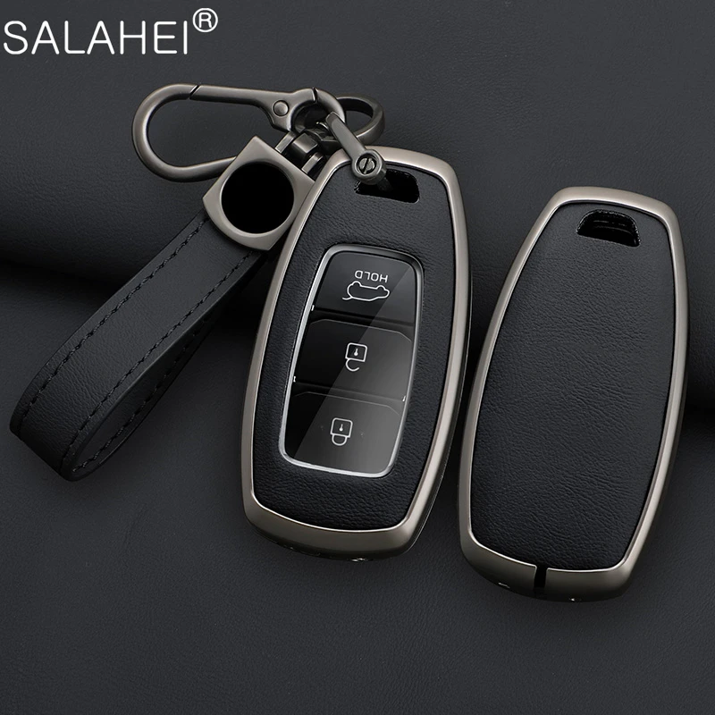 

Car Remote Key Case Cover Holder Shell For Hyundai I30 I40 Ix35 KONA Solaris Grandeur Ig Accent Santa Fe Palisade 2017 2018 2019